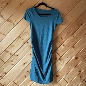 Isabel Maternity Teal Dress
